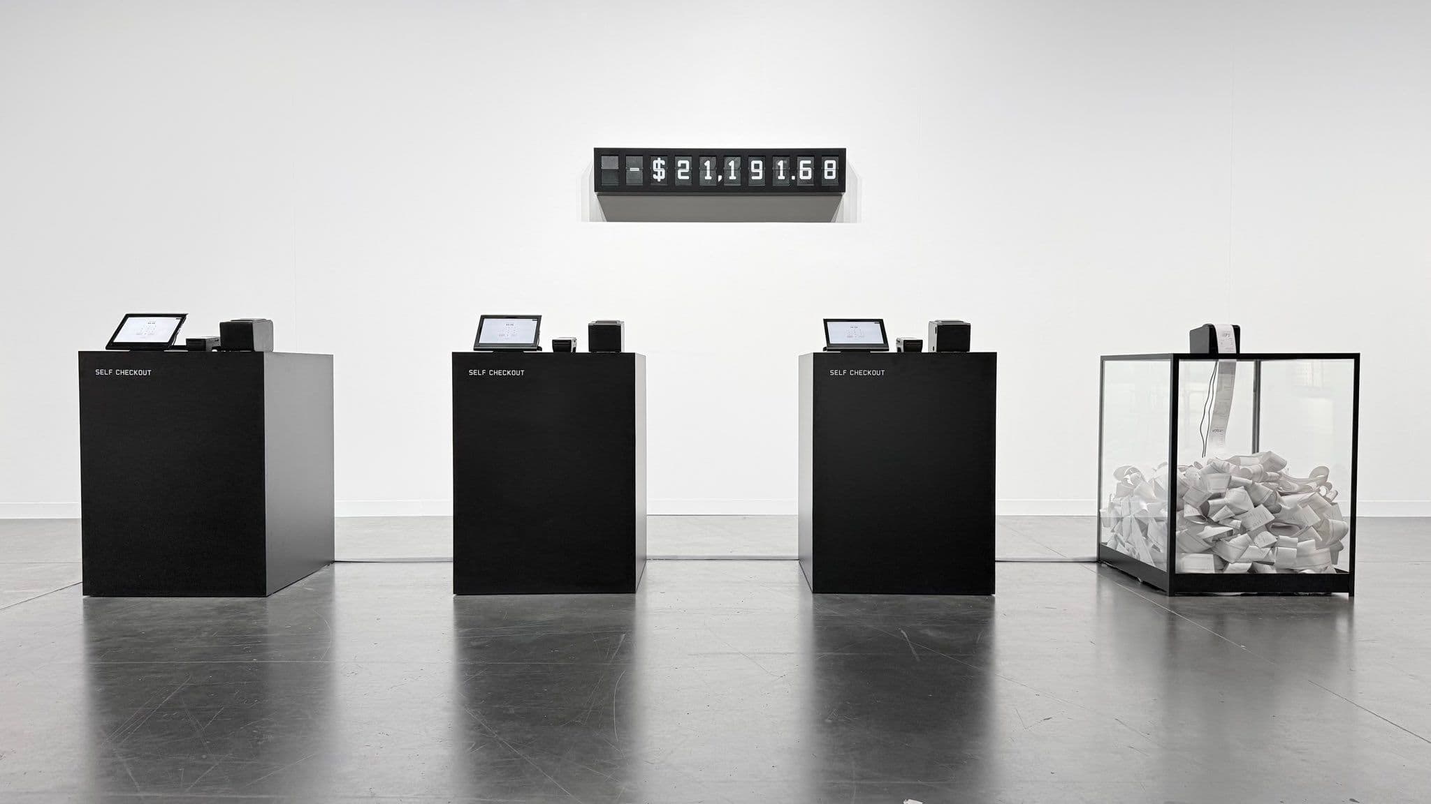 Jack Butcher Self Checkout Receipts Art Basel Miami December 2025 Visualize Value