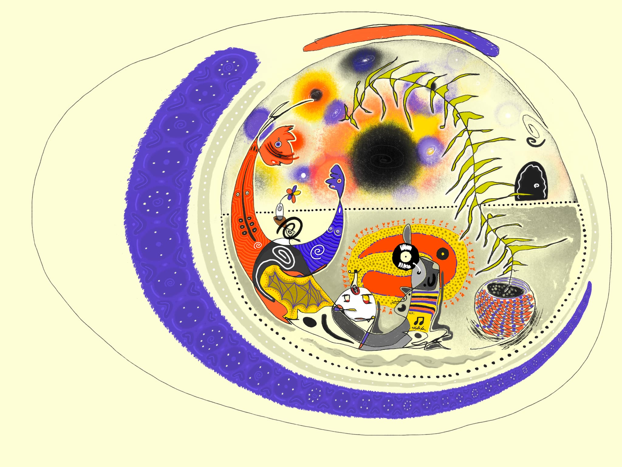 Two Voices, One Circles