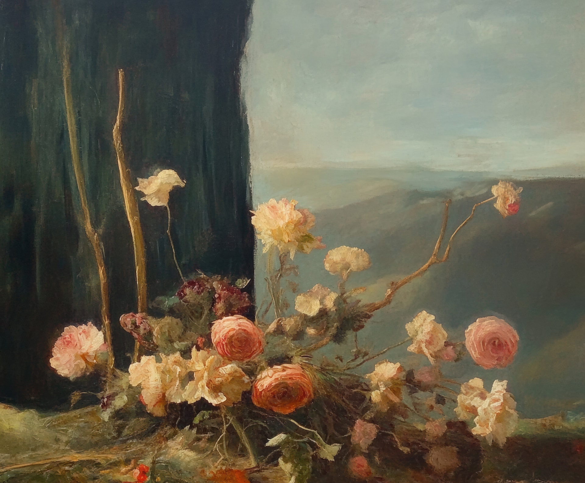 Left Flowers