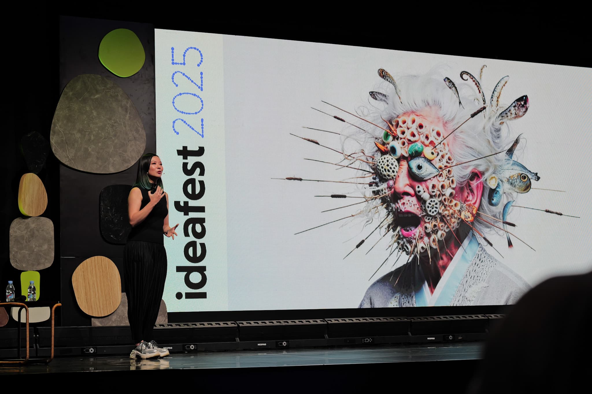 Niceaunties on stage at IdeaFest Jakarta