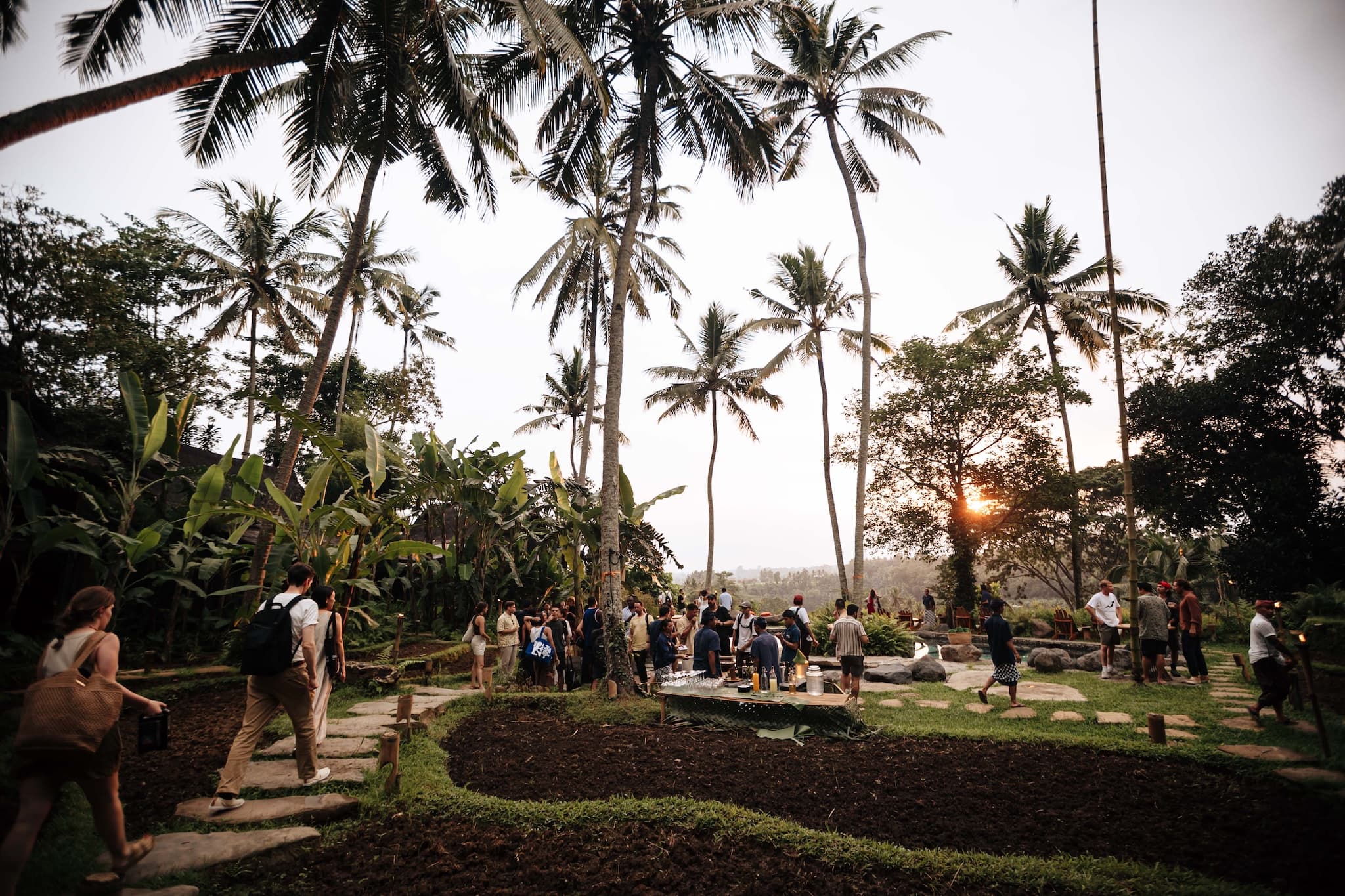 Session Break at Bambu Indah