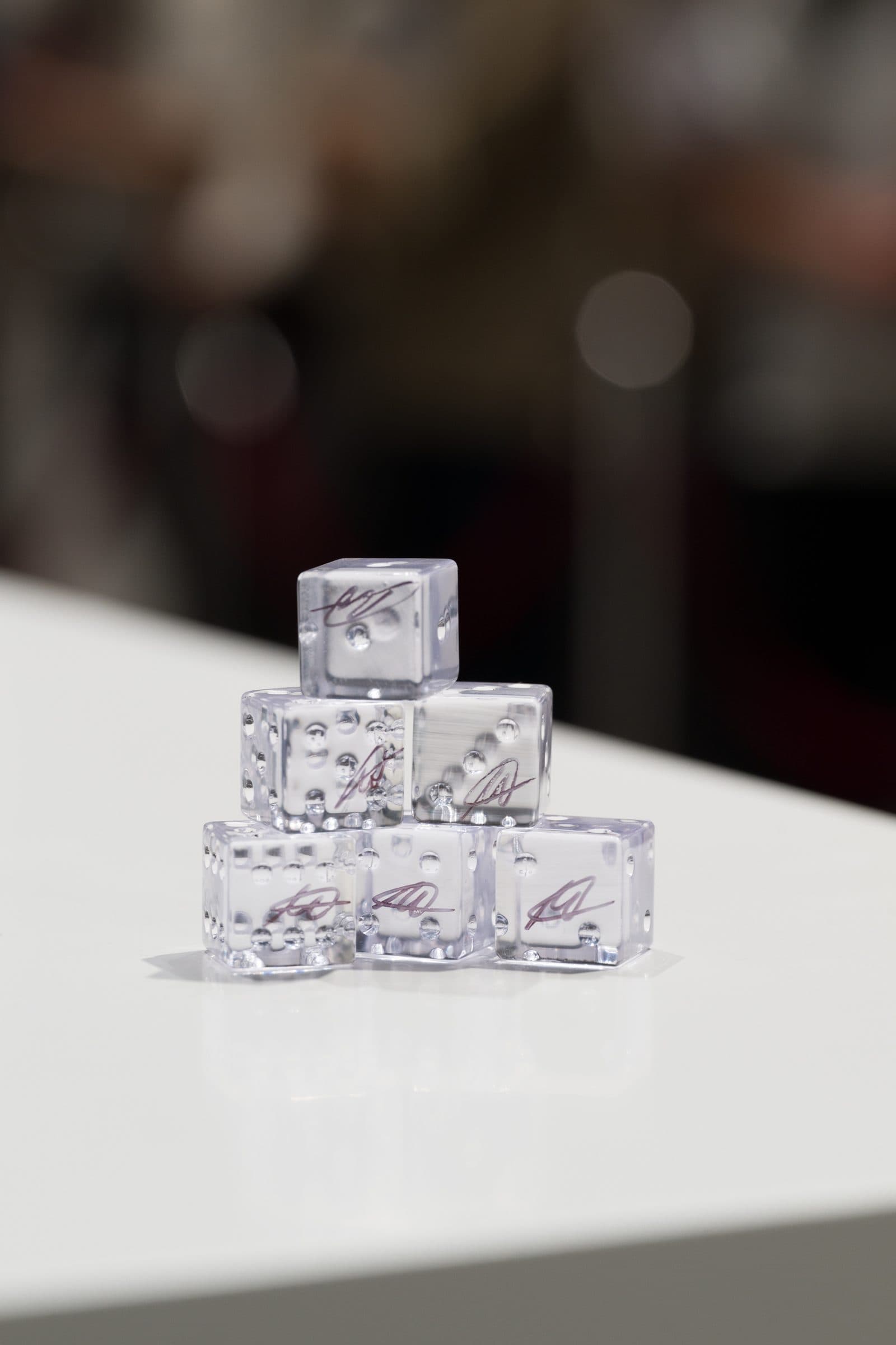 LUCK — signed resin die