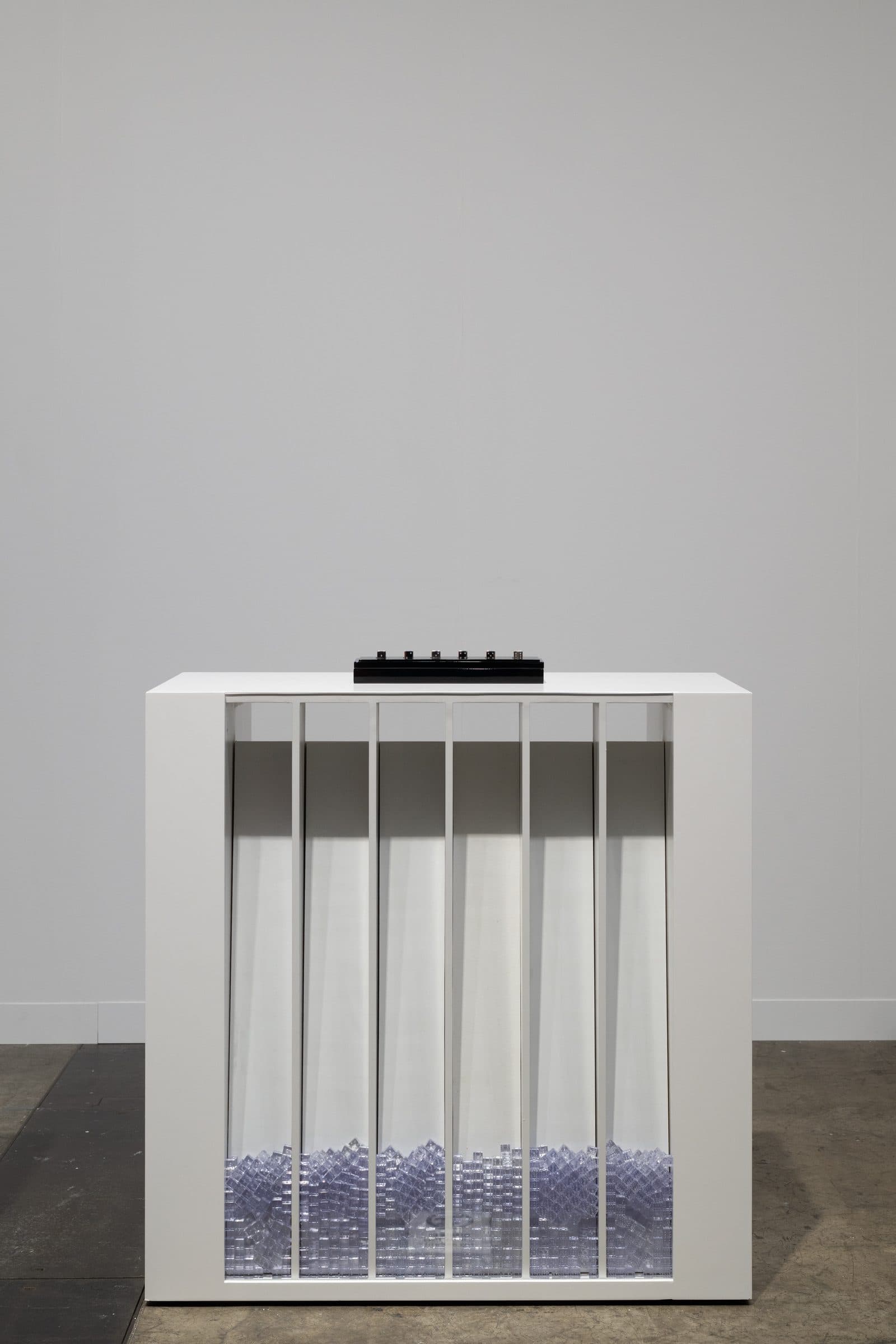 LUCK — stand filled with resin dice