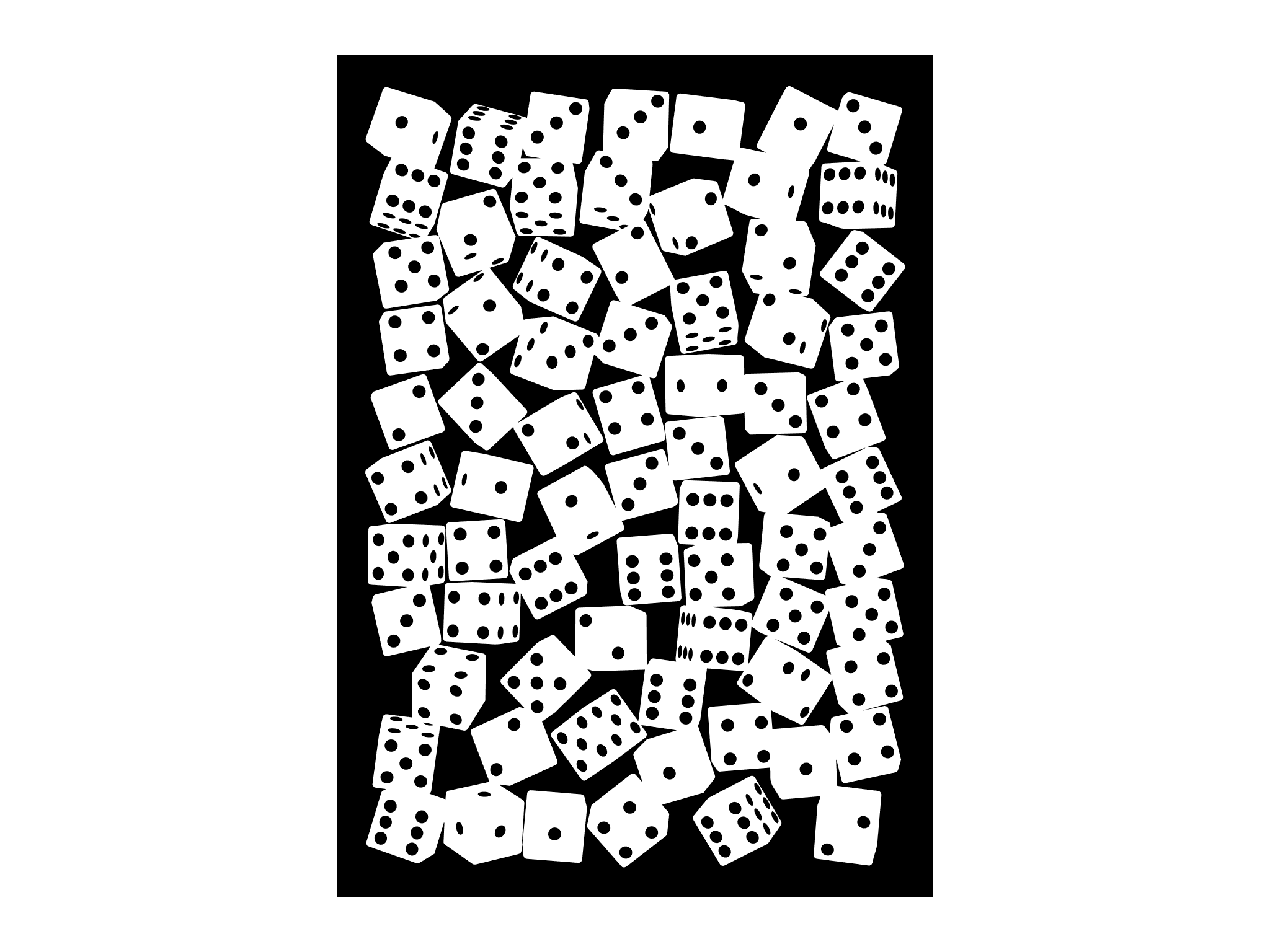 LUCK 2026 dice poster