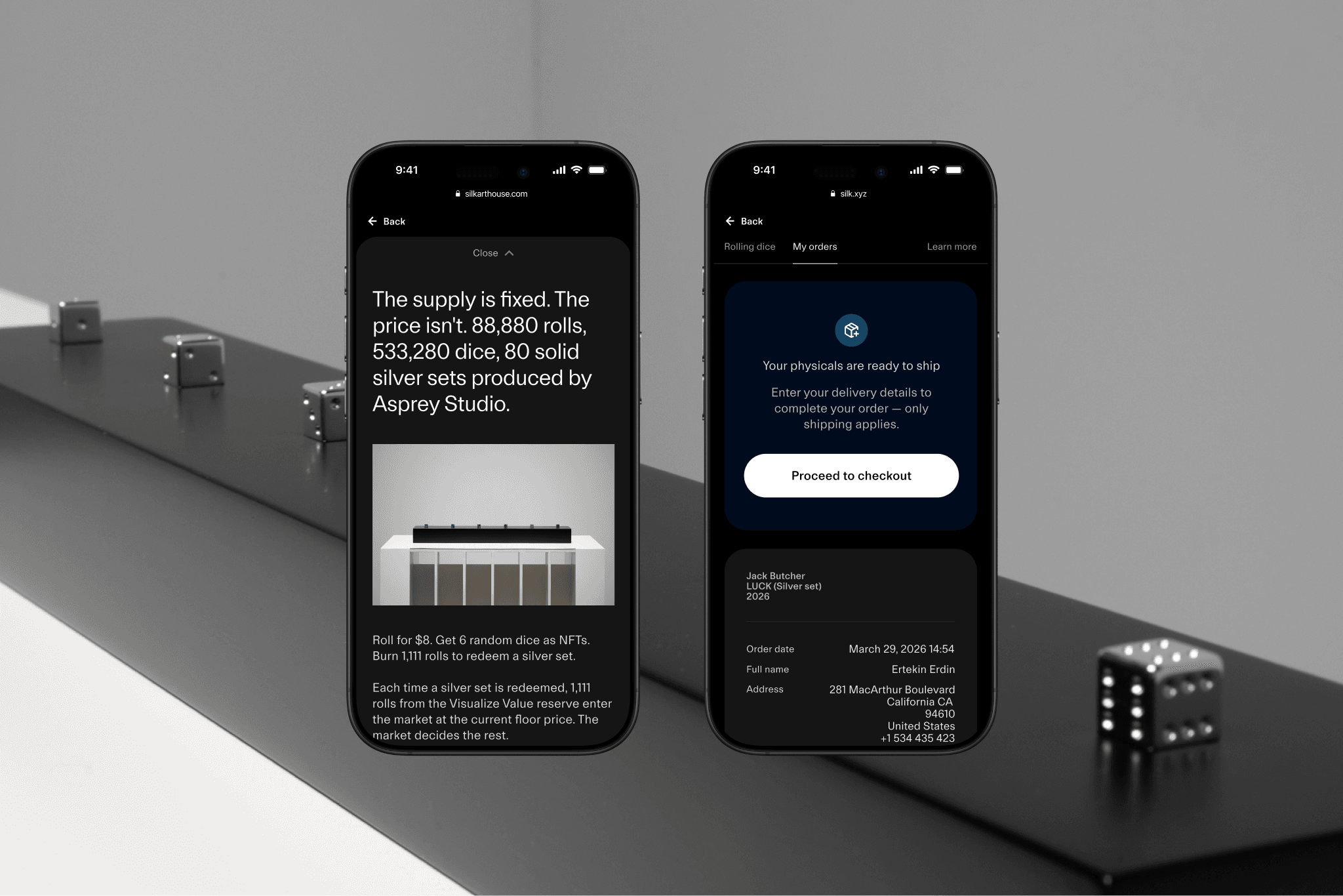 WORK, LUCK, PLAY rolling experience on mobile