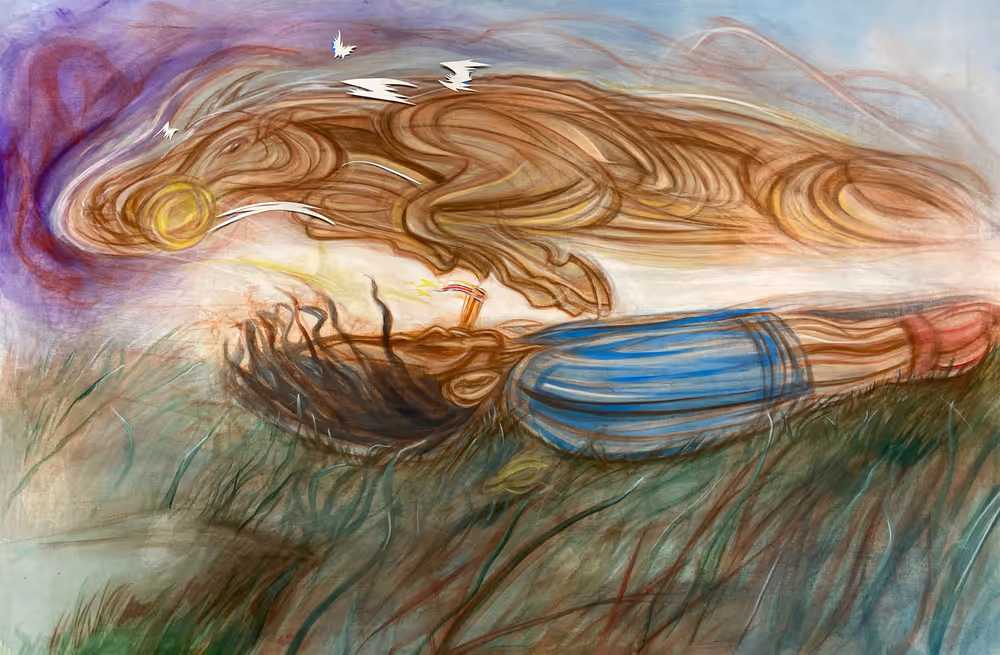 The Dream Of a Colonial Battle Flag Grand Epitaph Luc Zeshawn Digital Art